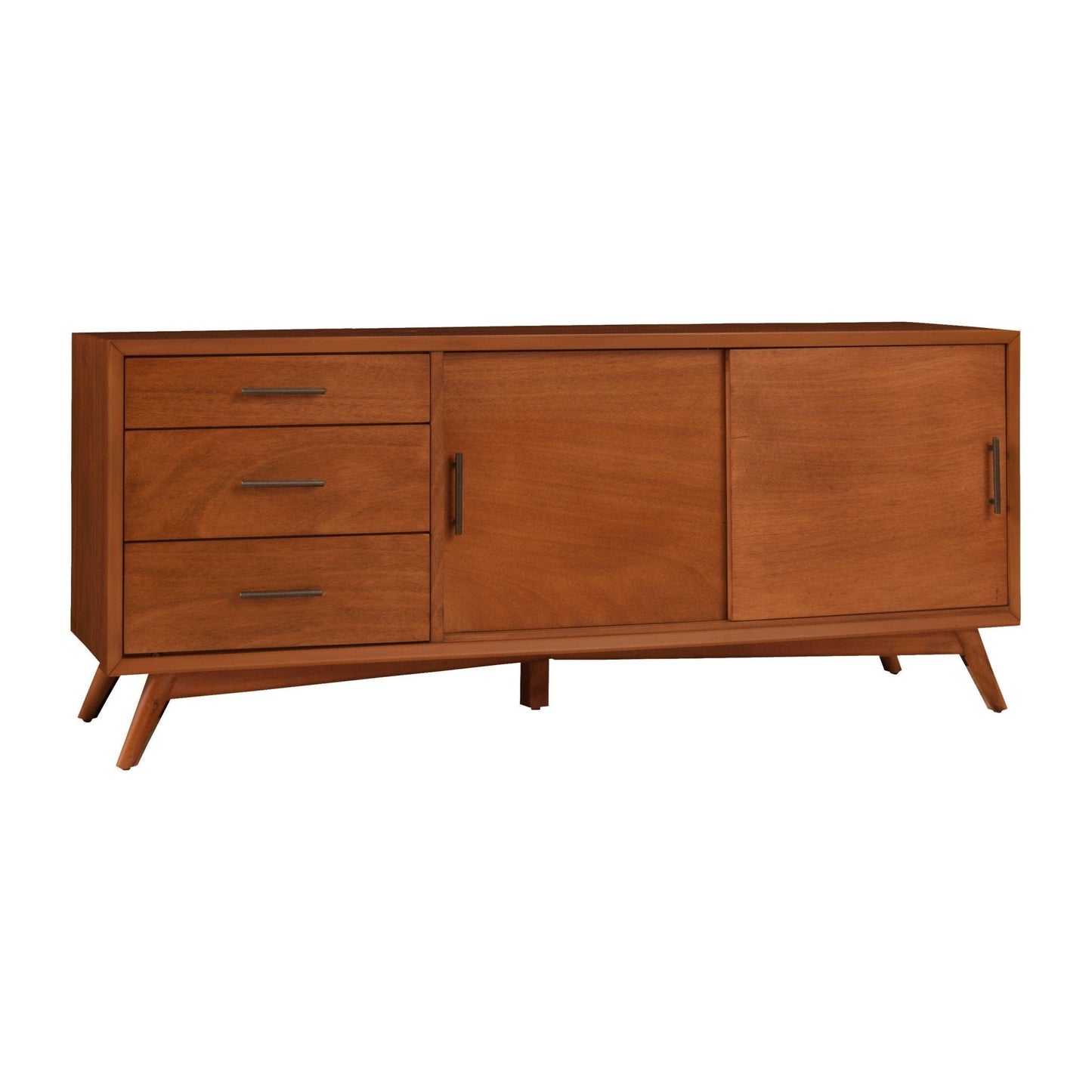 Flynn Large TV Console, Cherry Acorn