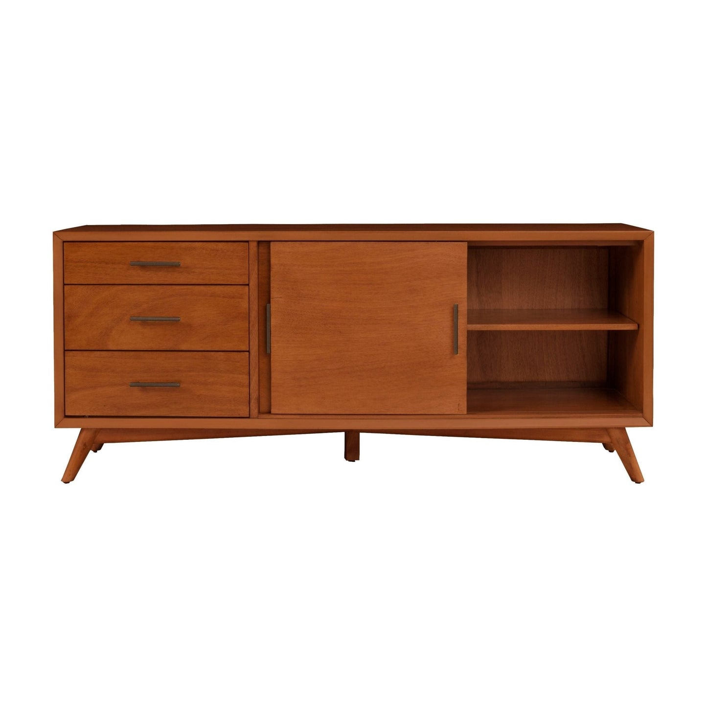 Flynn Large TV Console, Cherry Acorn