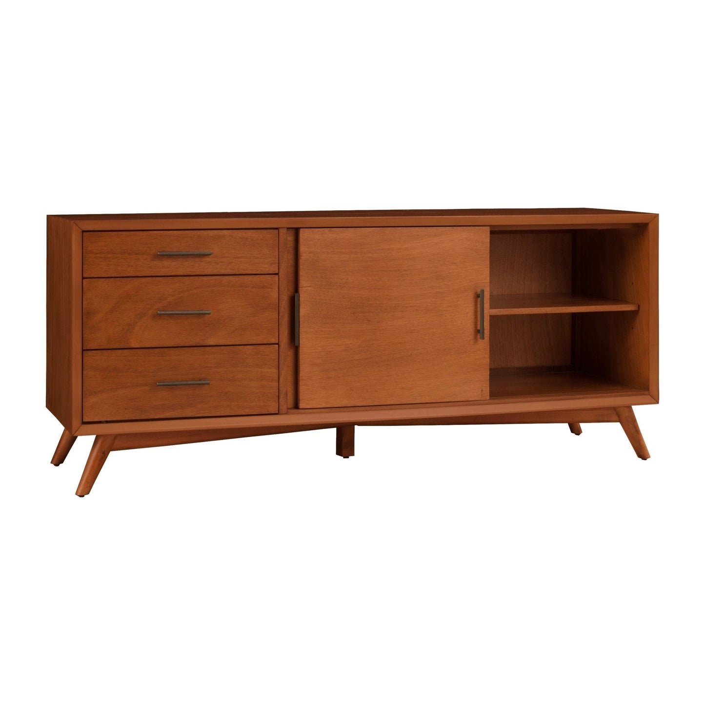 Flynn Large TV Console, Cherry Acorn