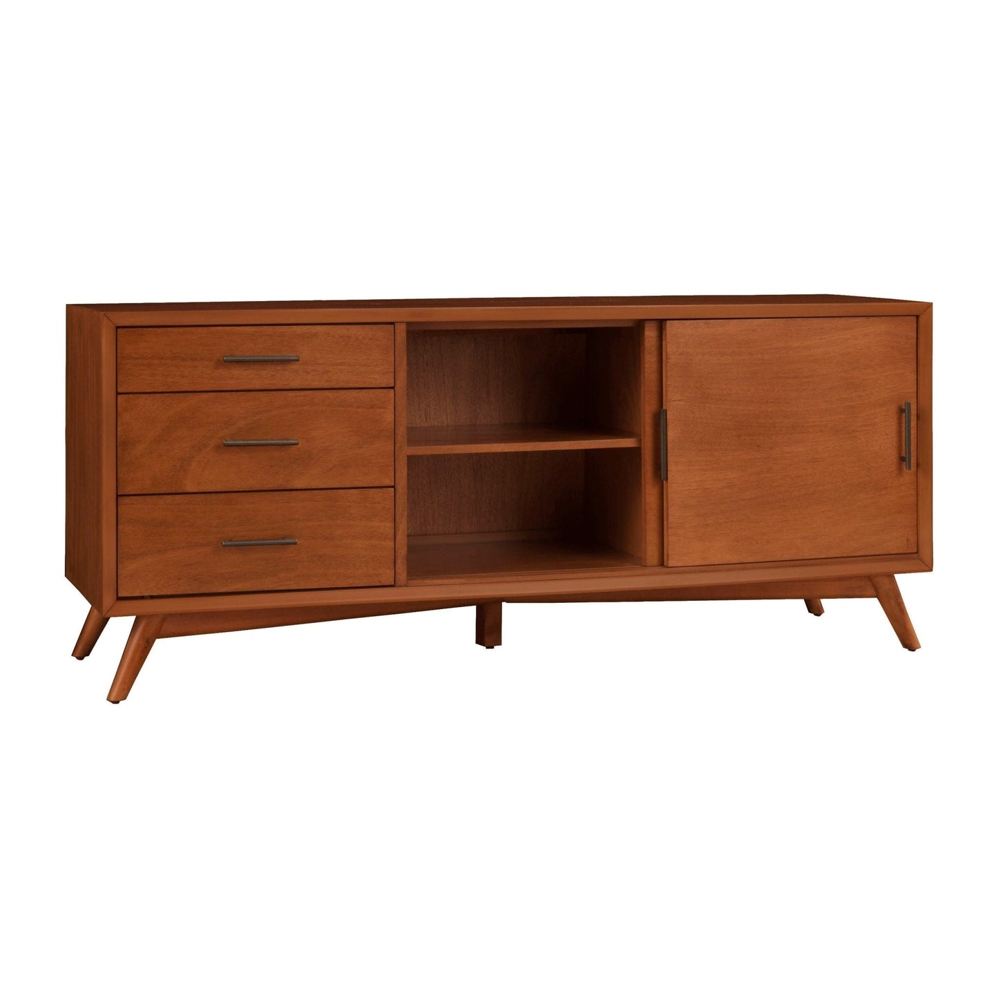 Flynn Large TV Console, Cherry Acorn