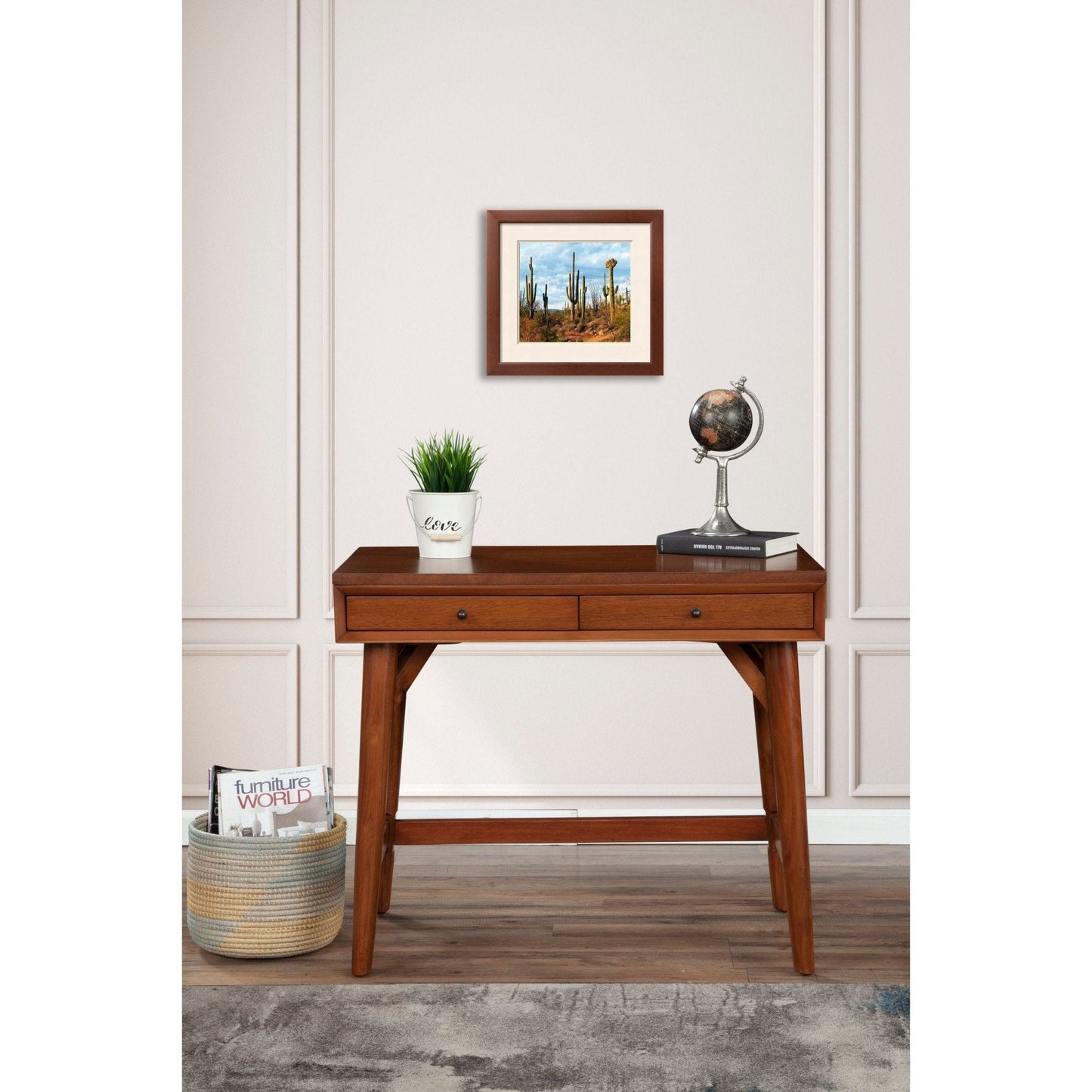 Flynn Mini Desk, Cherry Acorn