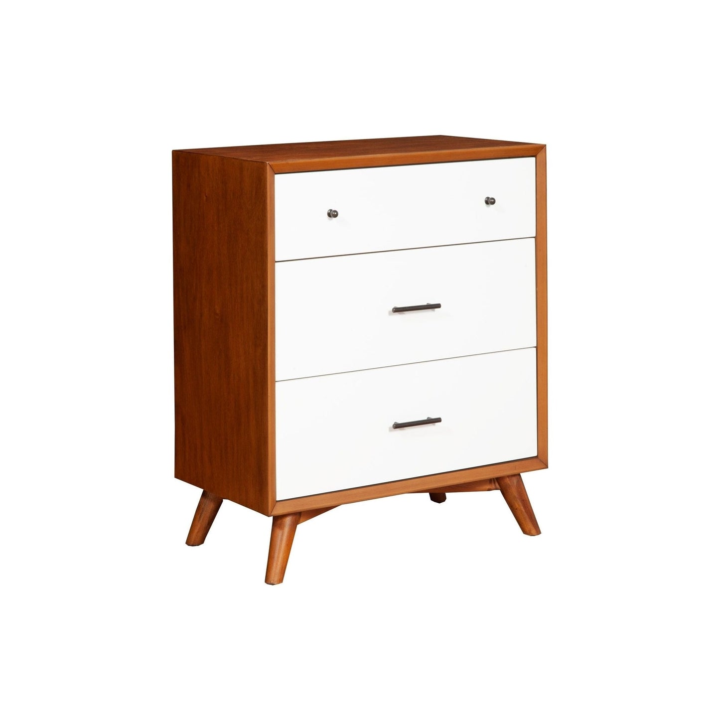 Flynn Small Chest, Cherry Acorn/White
