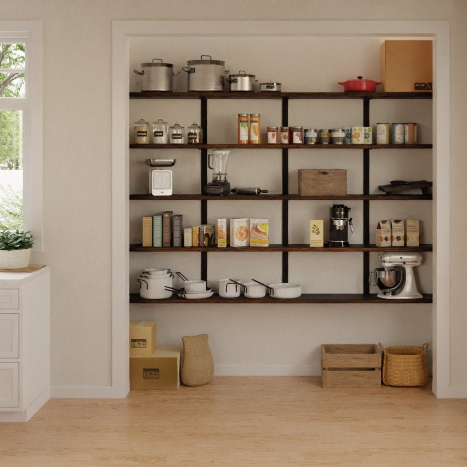 Wall Mount 5 Shelf Unit: 58" H