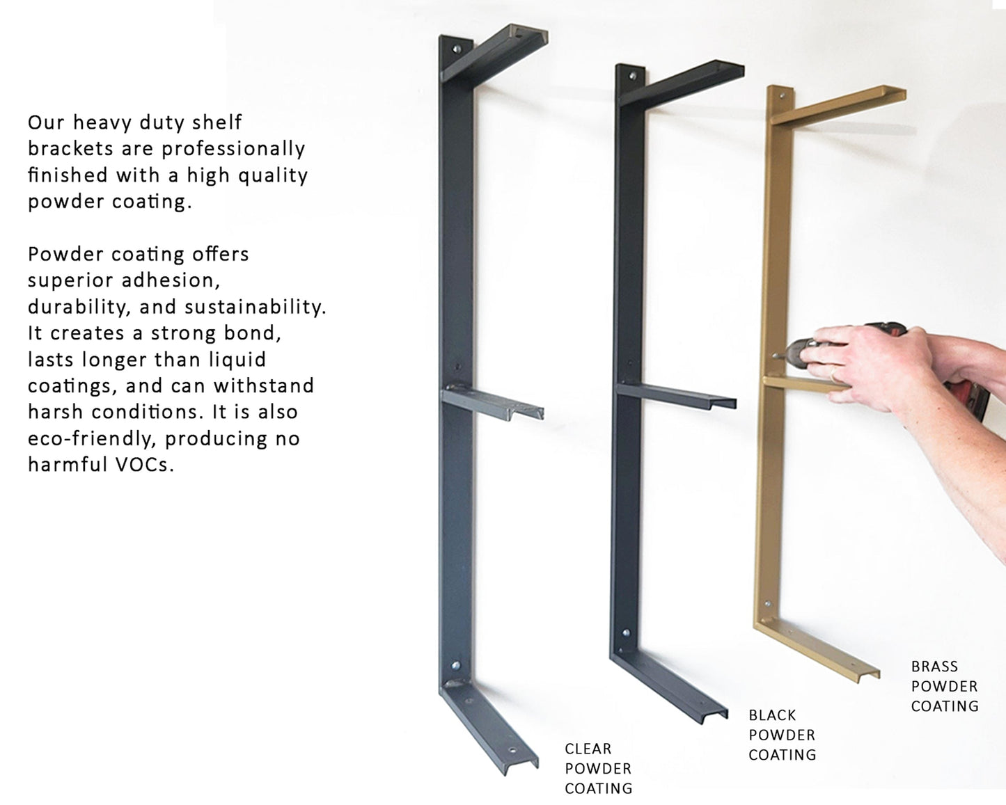 Heavy Duty Floating Shelf Brackets