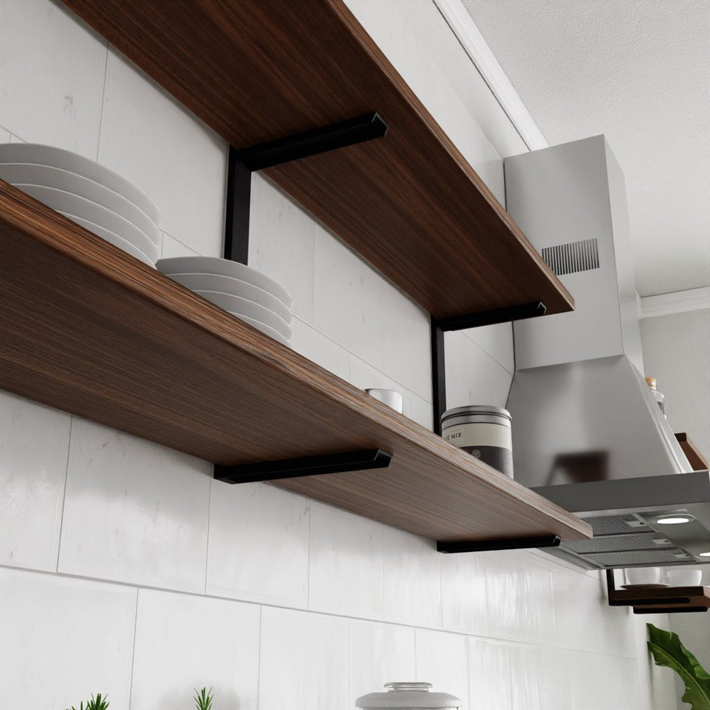 Wall Mount 2 Shelf Unit: 19.5" H