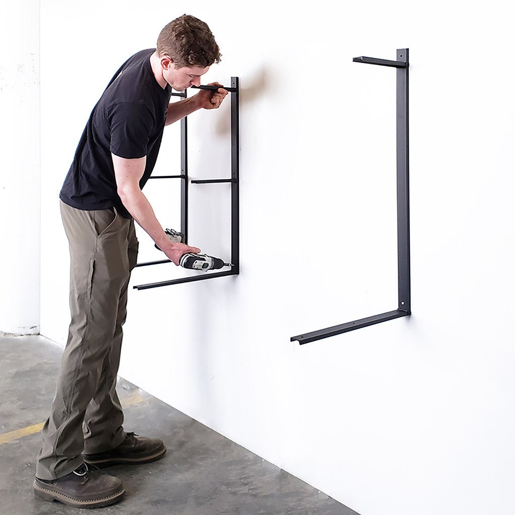 Floating Desk + 2 Shelves
