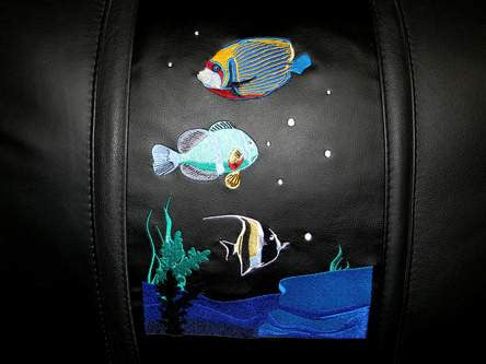 Curve Task Chair with Under The Sea Logo Panel