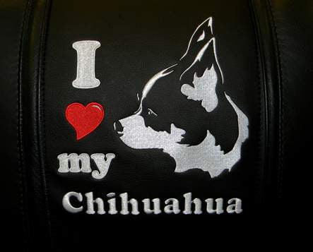 Curve Task Chair with Chihuahua Logo