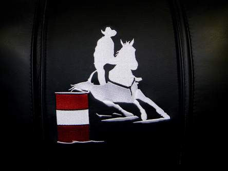 Curve Task Chair with Barrel Rider Logo
