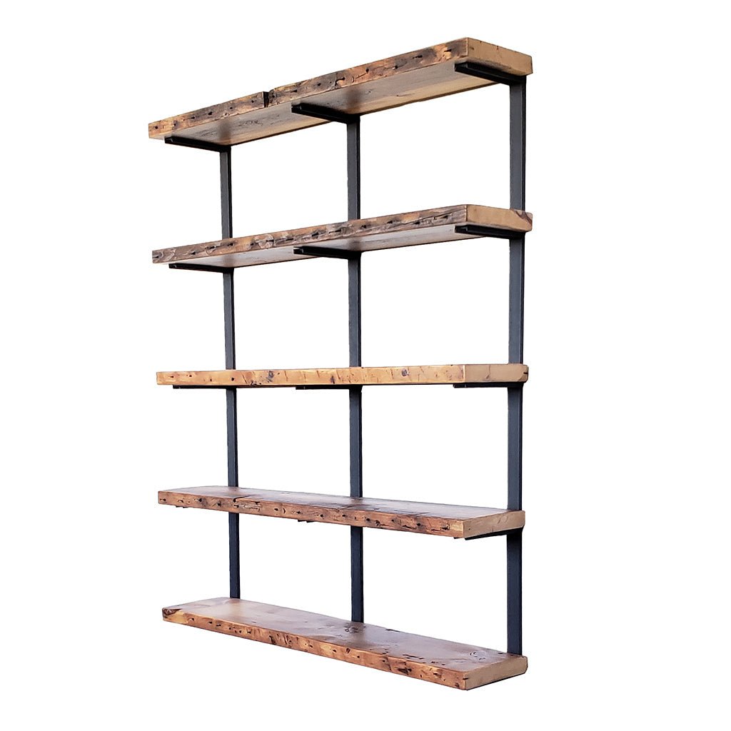 Wall Mount 5 Shelf Unit: 58" H