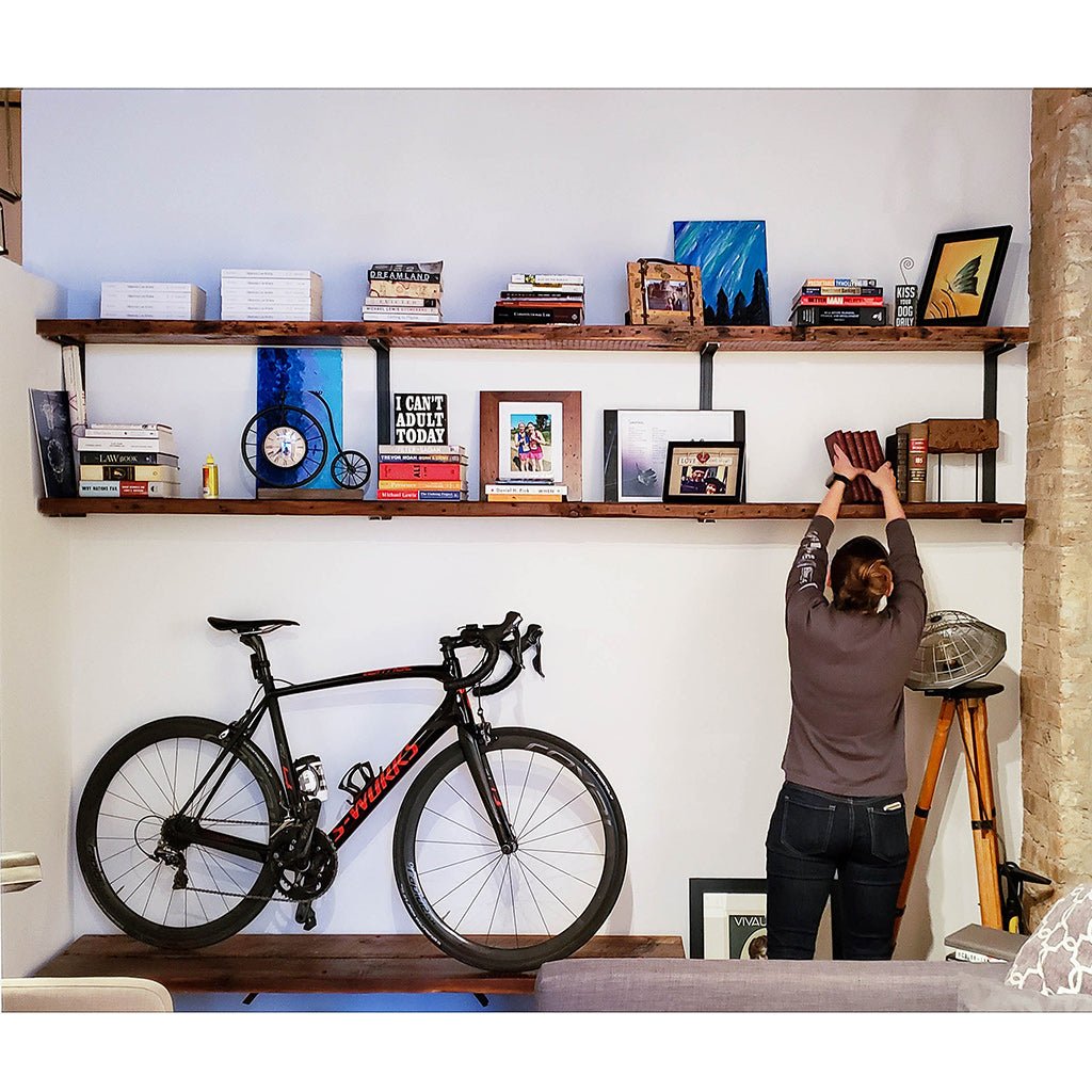 Wall Mount 2 Shelf Unit: 19.5" H