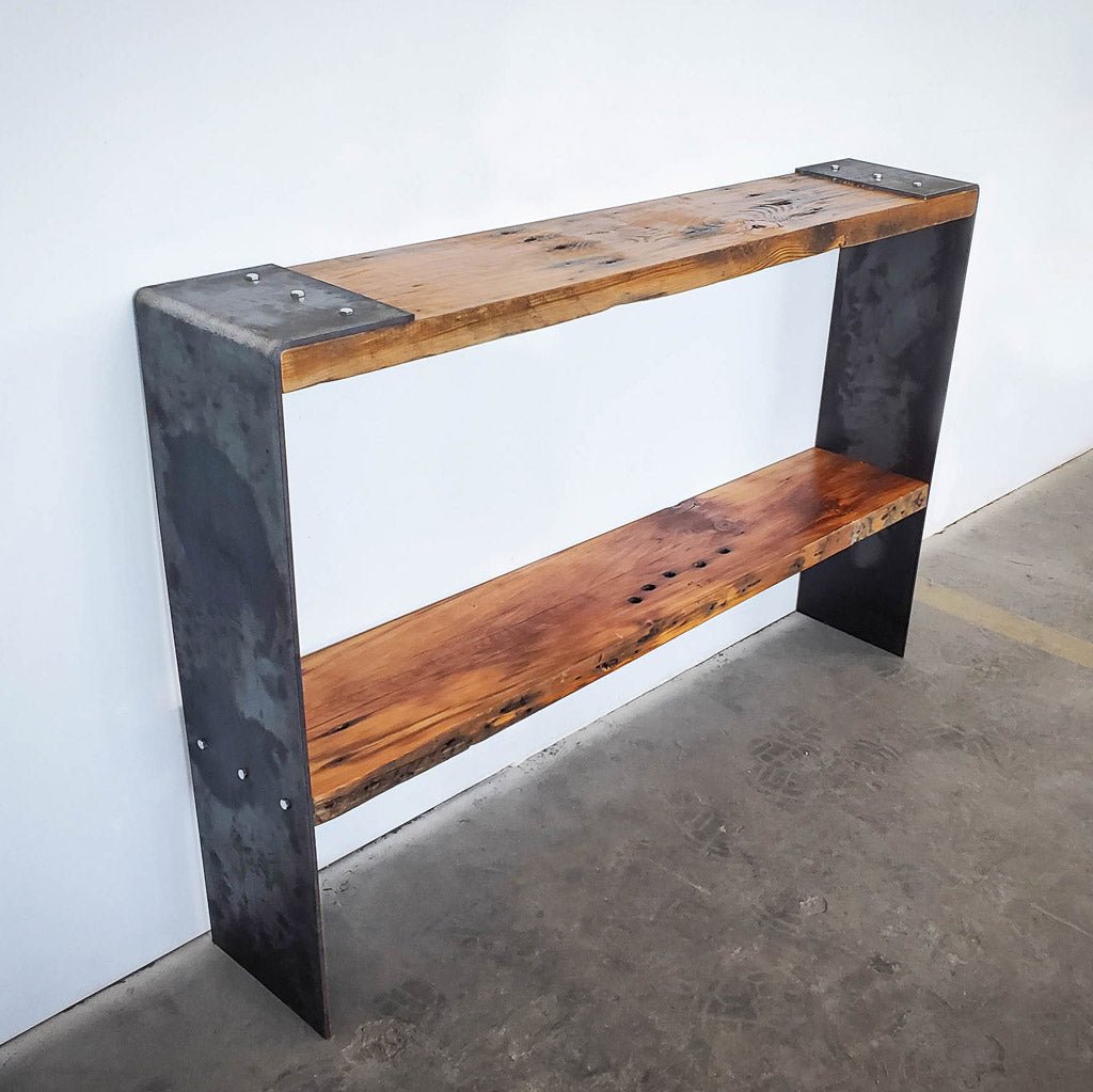 Modern Industrial Console Table