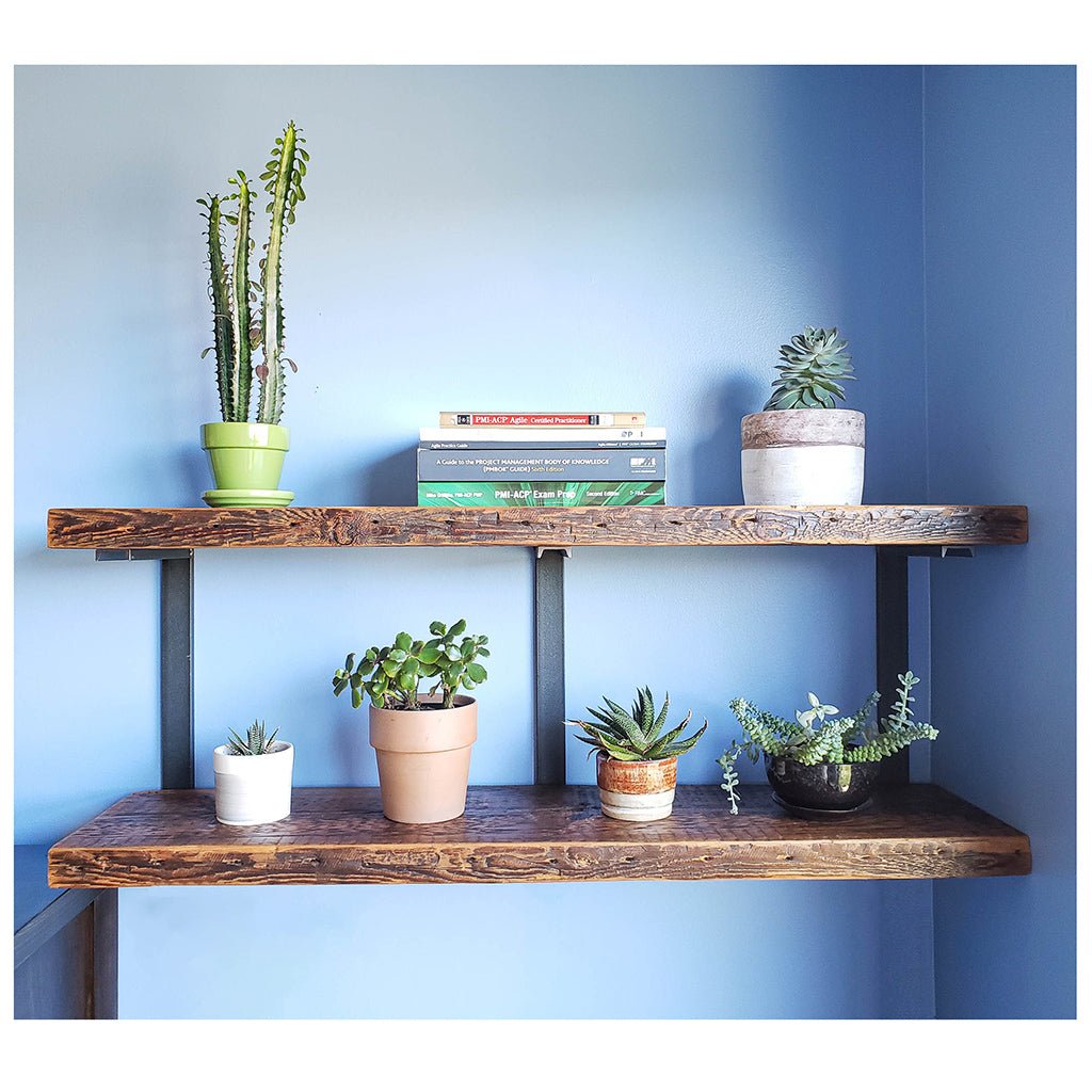 Wall Mount 2 Shelf Unit: 16" H