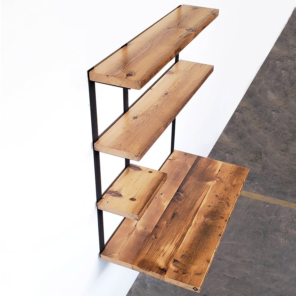 Floating Desk + 3 Shelves