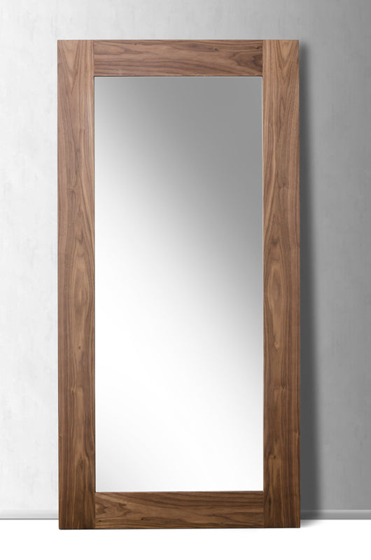 79" Brown Framed Full Length Hanging Mirror