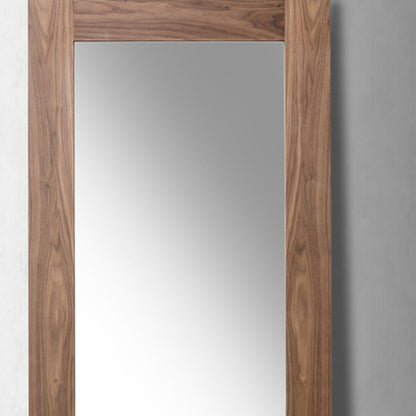 79" Brown Framed Full Length Hanging Mirror