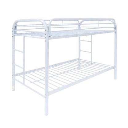 Black Twin Over Twin Metal Bunk Bed