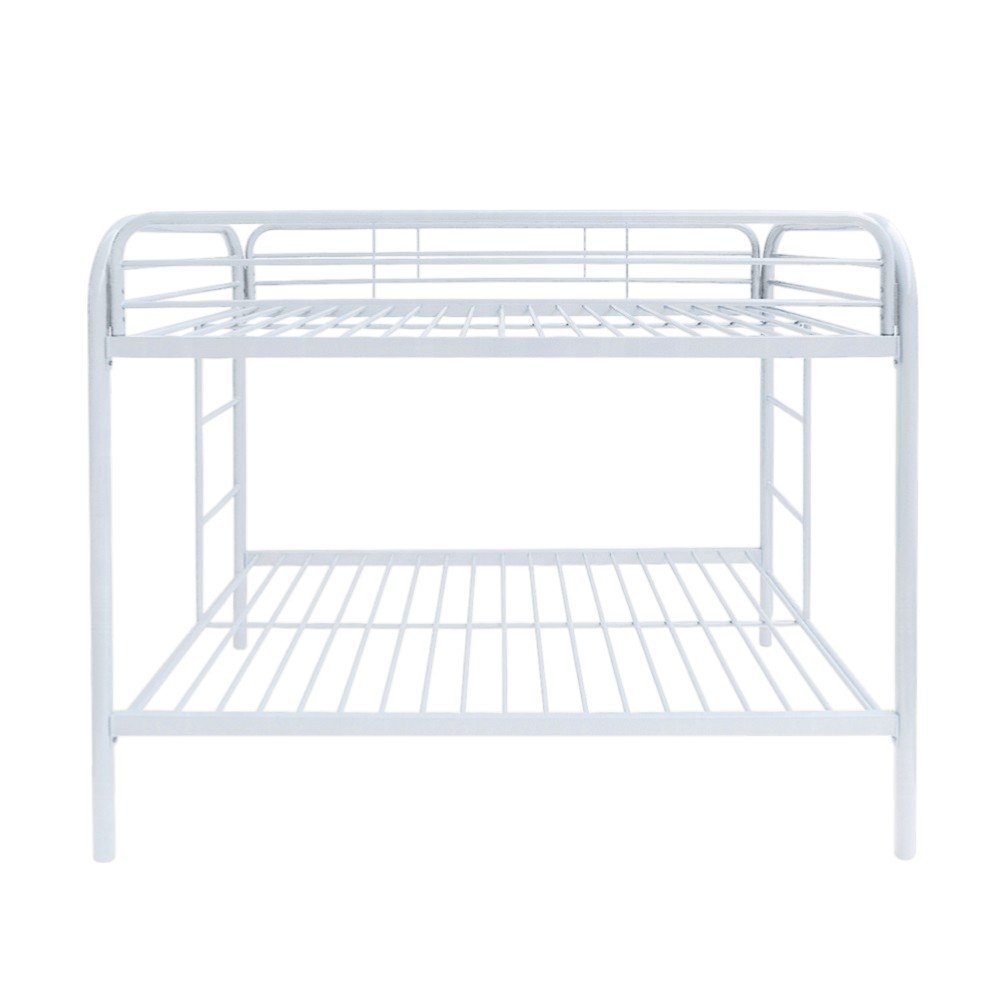 Black Twin Over Twin Metal Bunk Bed