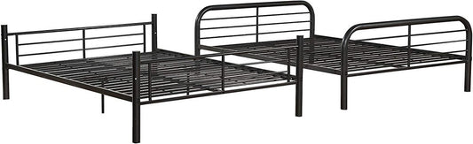 Gunmetal Full Over Full Metal Bunk Bed