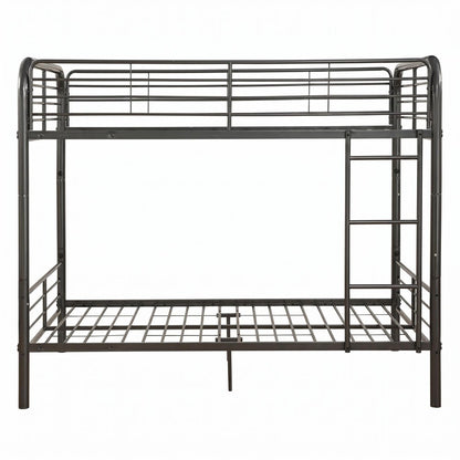 Gunmetal Full Over Full Metal Bunk Bed