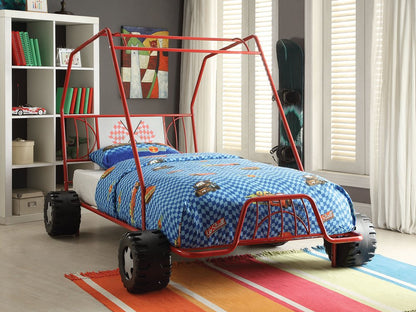 Gunmetal Steel Twin Bed Frame