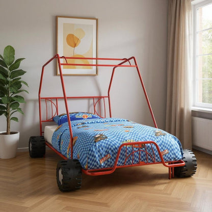 Gunmetal Steel Twin Bed Frame