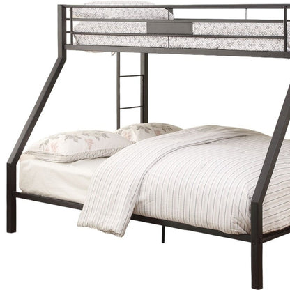Black Twin Over Full Bunk Bed