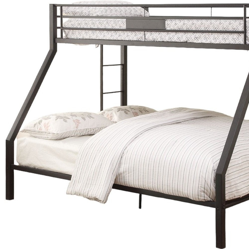 Black Twin Over Full Bunk Bed