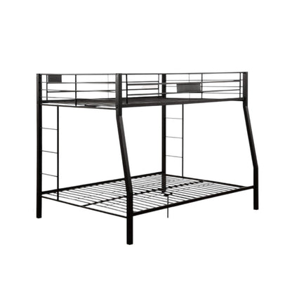 Black Twin Over Full Bunk Bed