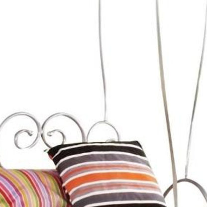 Silver Canopy Bed Frame