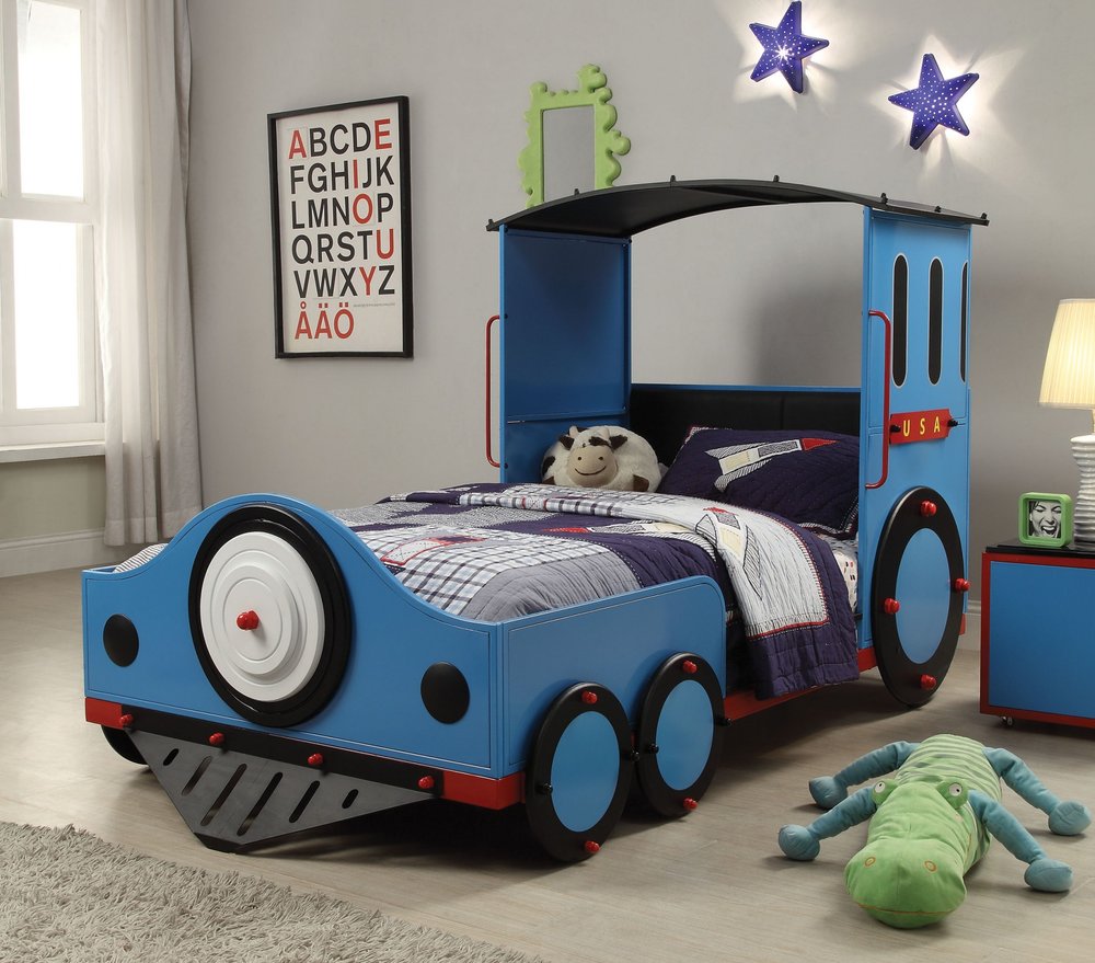 Gunmetal Steel Twin Bed Frame