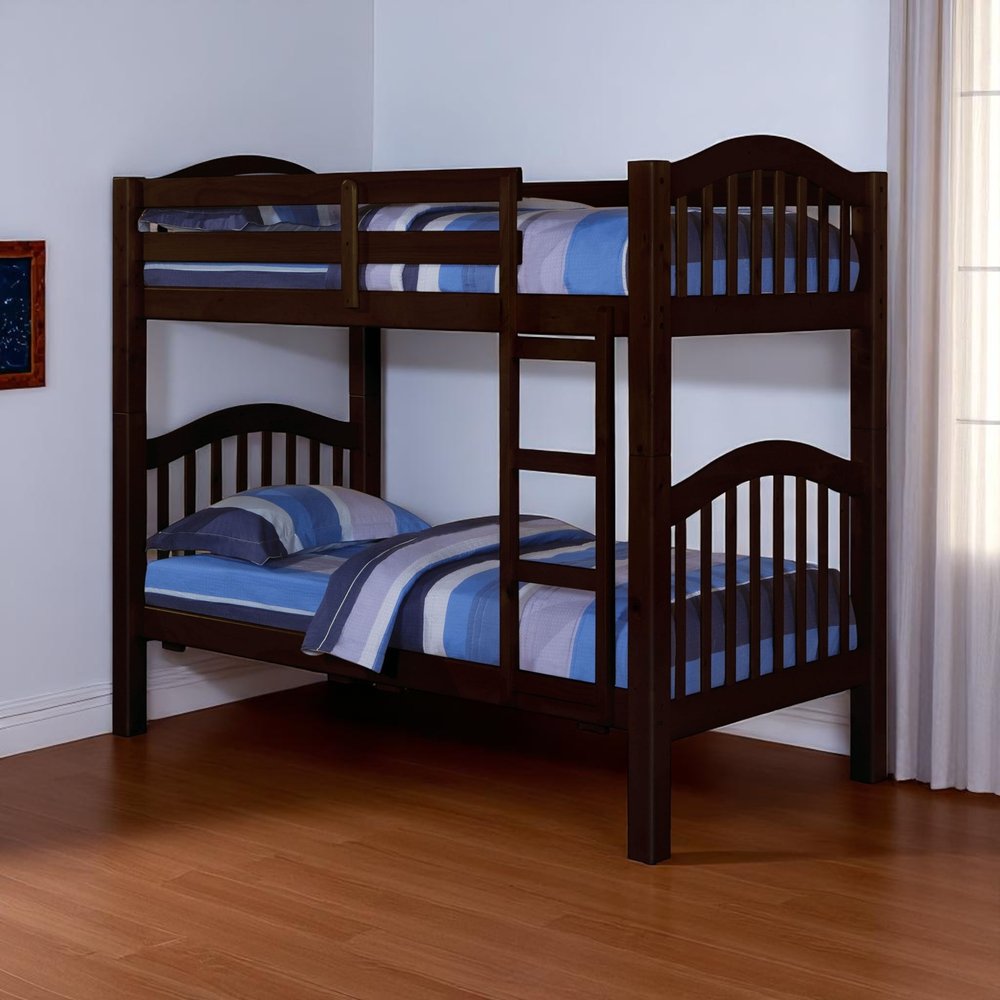 Espresso Twin Over Twin Bunk Bed