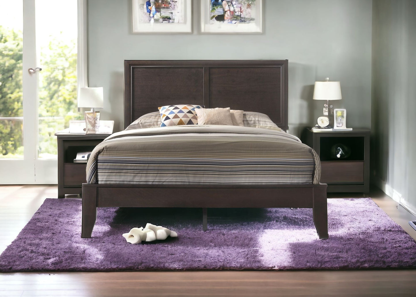 Espresso King Bed Frame