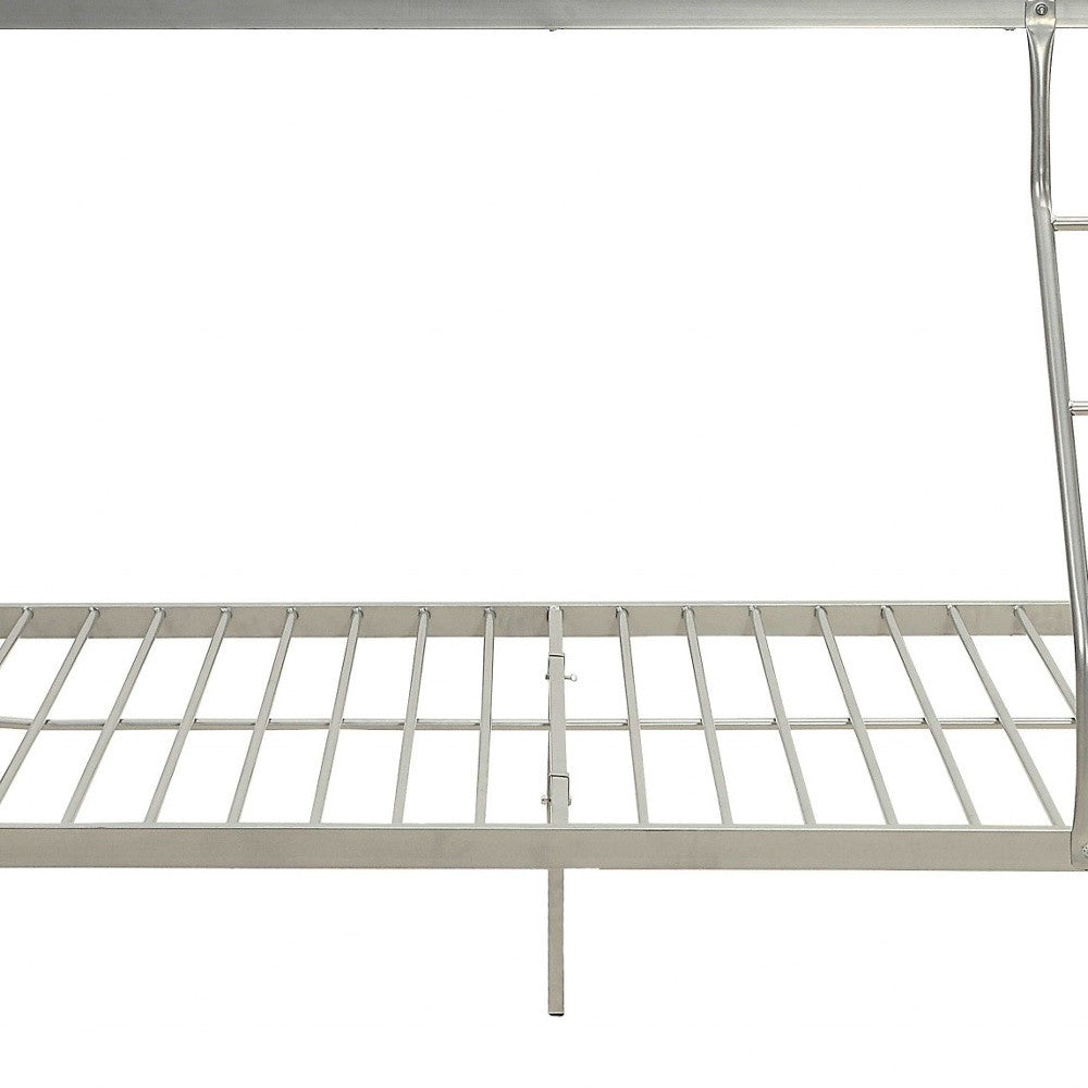 78" X 56" X 67" Twin Over Full Black Bunk Bed