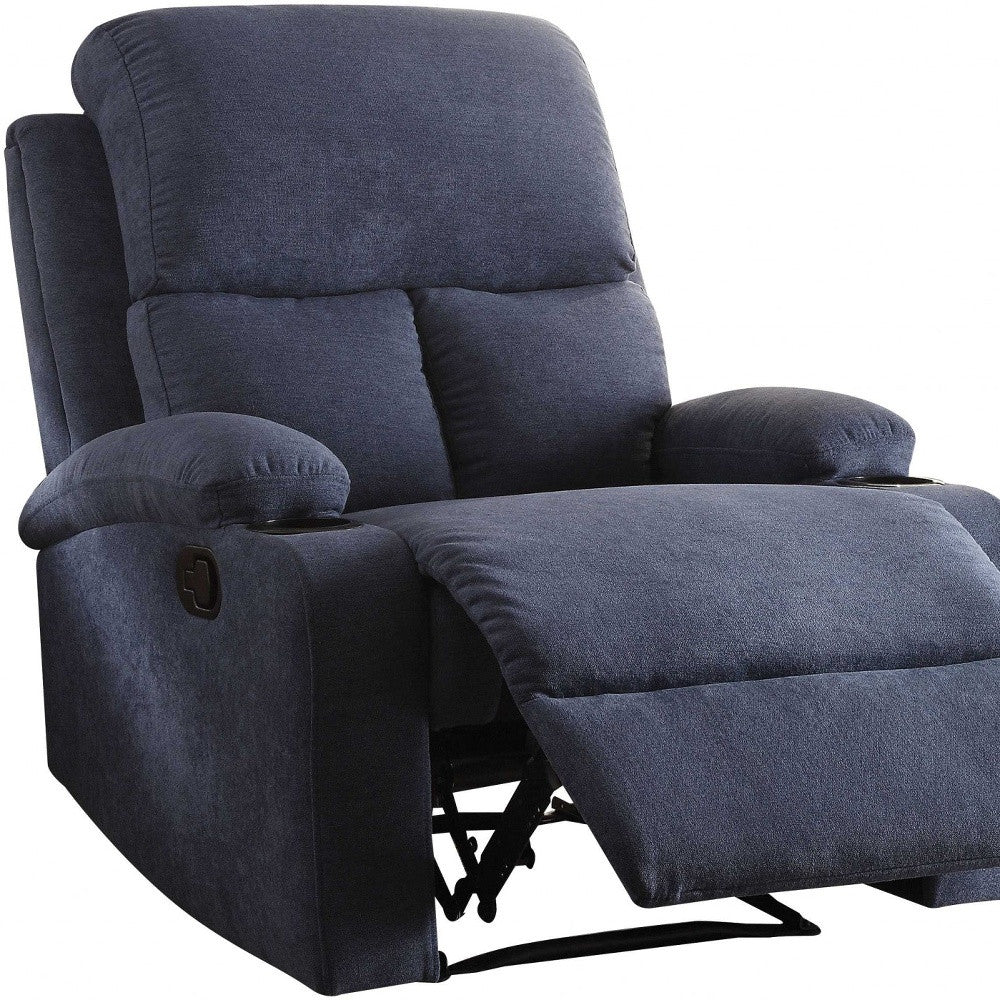 32" Gray Linen Recliner