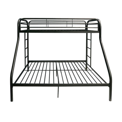 78" X 54" X 60" Twin Over Full Red Metal Tube Bunk Bed