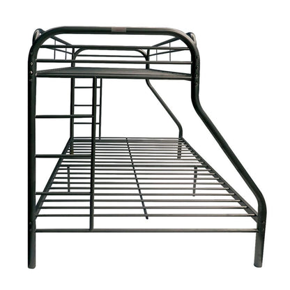 78" X 54" X 60" Twin Over Full Red Metal Tube Bunk Bed