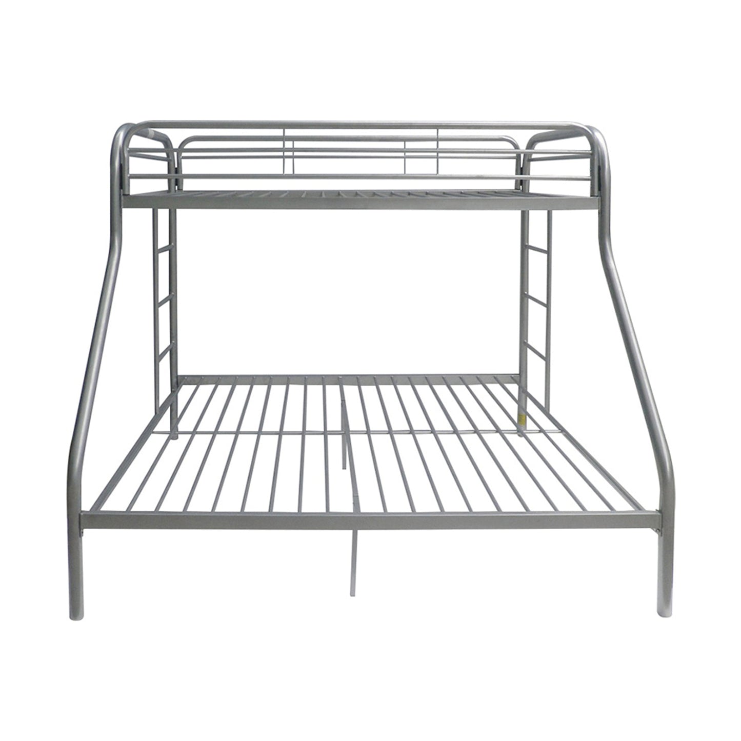 78" X 54" X 60" Twin Over Full Blue Metal Tube Bunk Bed