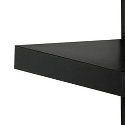 60" White Open Shelving TV Stand