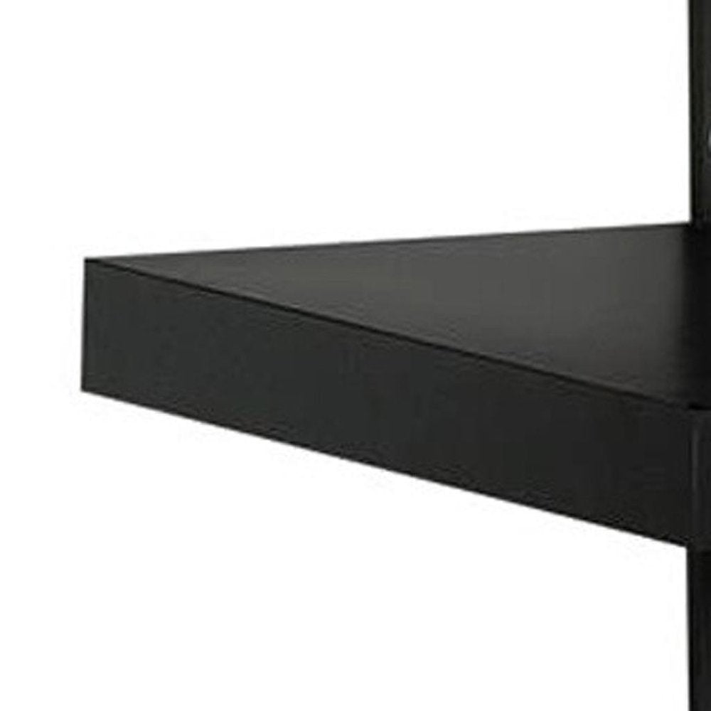 60" Dark Brown Cabinet Enclosed Storage TV Stand