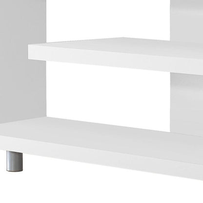 60" Dark Brown Cabinet Enclosed Storage TV Stand