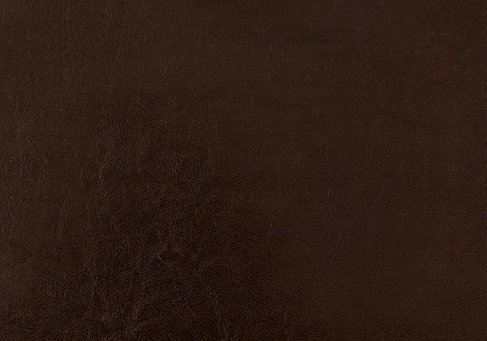 Brown Solid and Manufactured Wood Full Upholstered Faux Leather Bed Frame