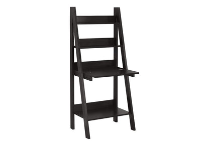 26" Taupe Wood Ladder Desk