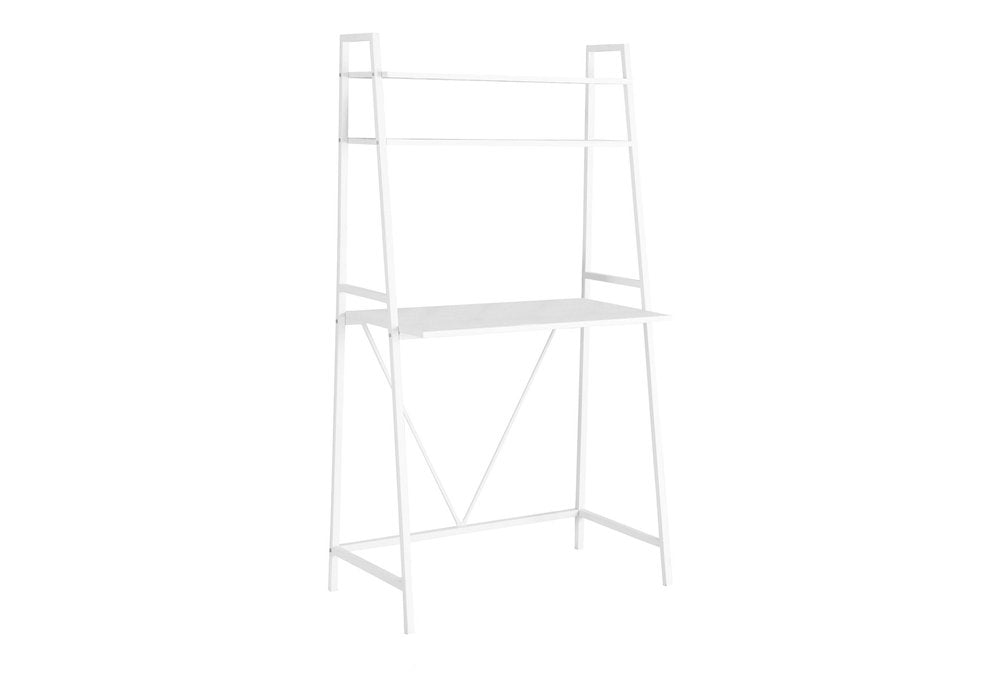 18" White Computer Desk