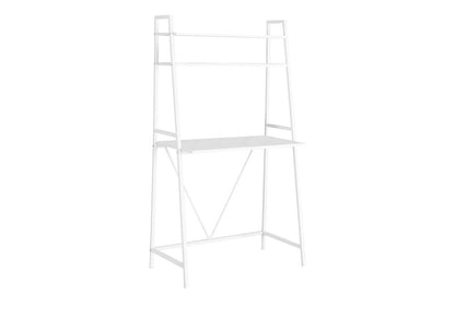 18" White Computer Desk