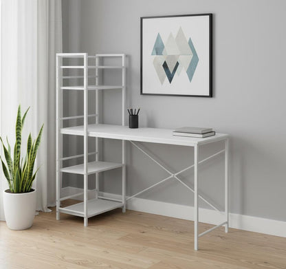 47" White Computer Desk