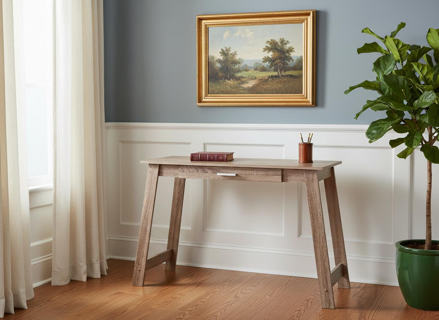 18" Brown Computer Desk