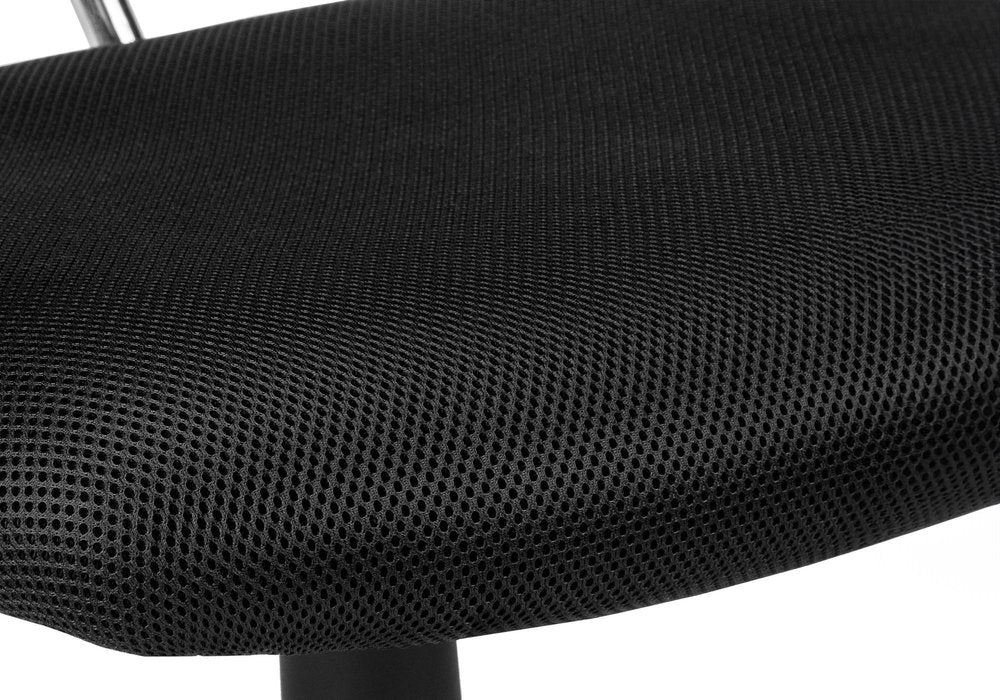 Gray White and Black Adjustable Height Swivel Rolling Office Chair
