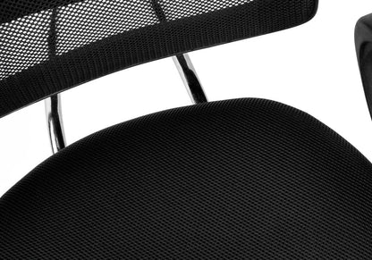 Gray White and Black Adjustable Height Swivel Rolling Office Chair