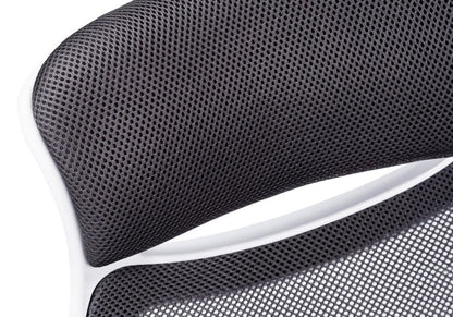 Gray Black and Silver Adjustable Height Swivel Rolling Executive Office Chair